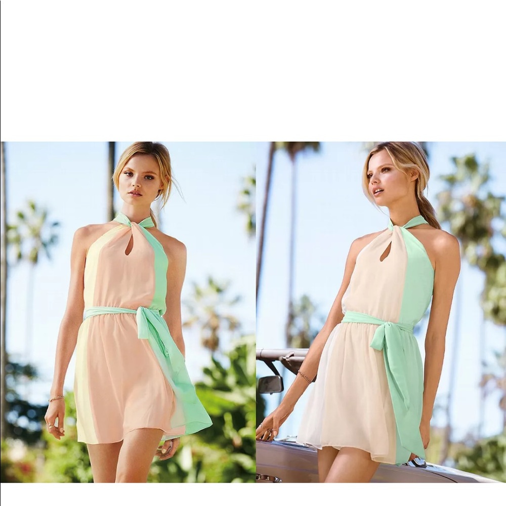 Victoria’s Secret pastel skater dress size L NWOT